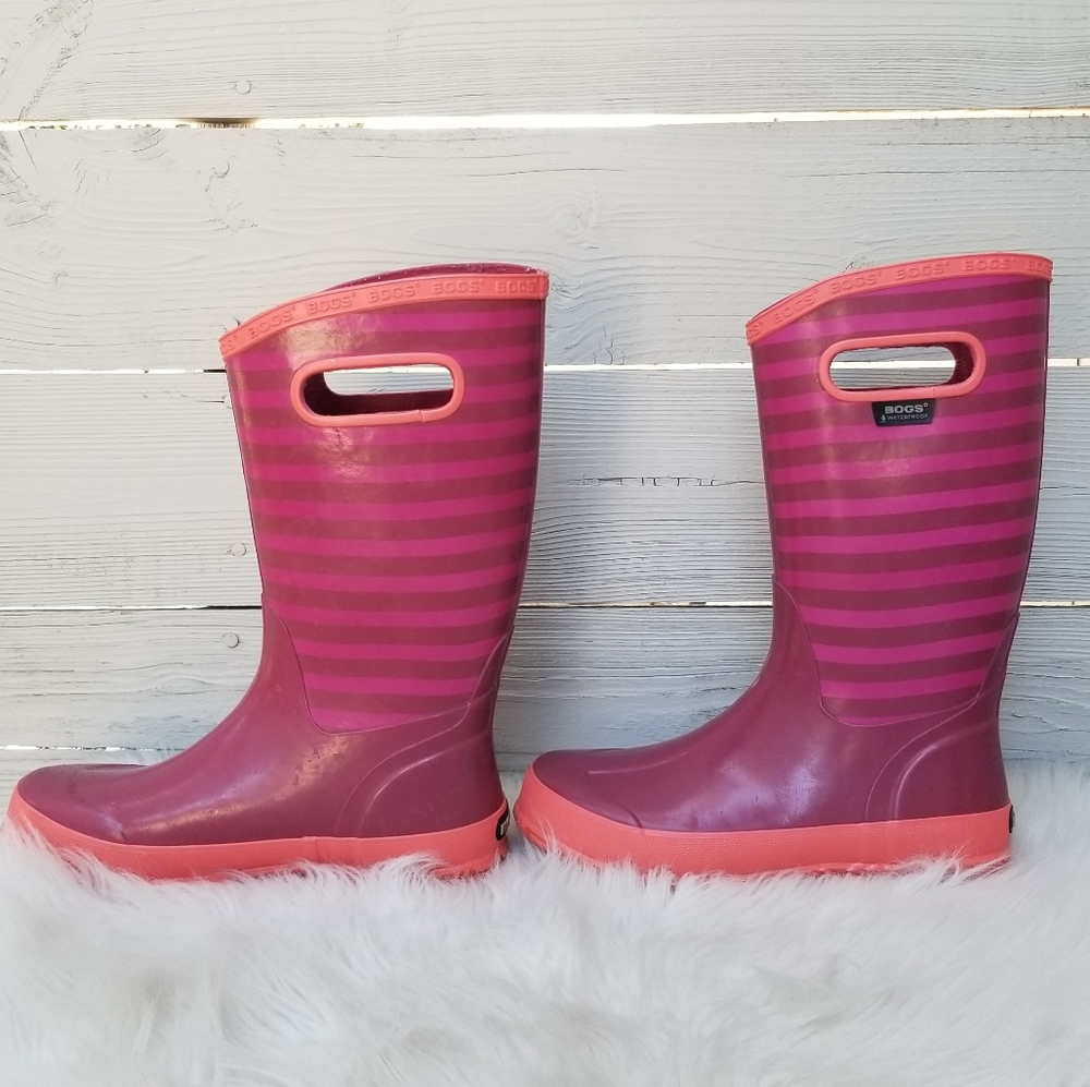 Bogs Striped Rain Boots - Picture 4 of 9